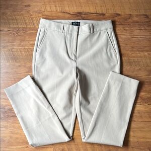 White House Black Market Tan Ankle Cropped Pants NWOT